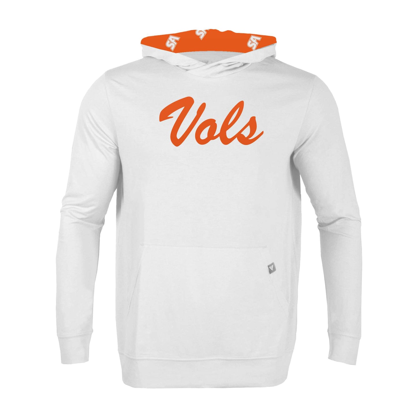 White ADULT Levelwear Relay Hooded Sweatshirt