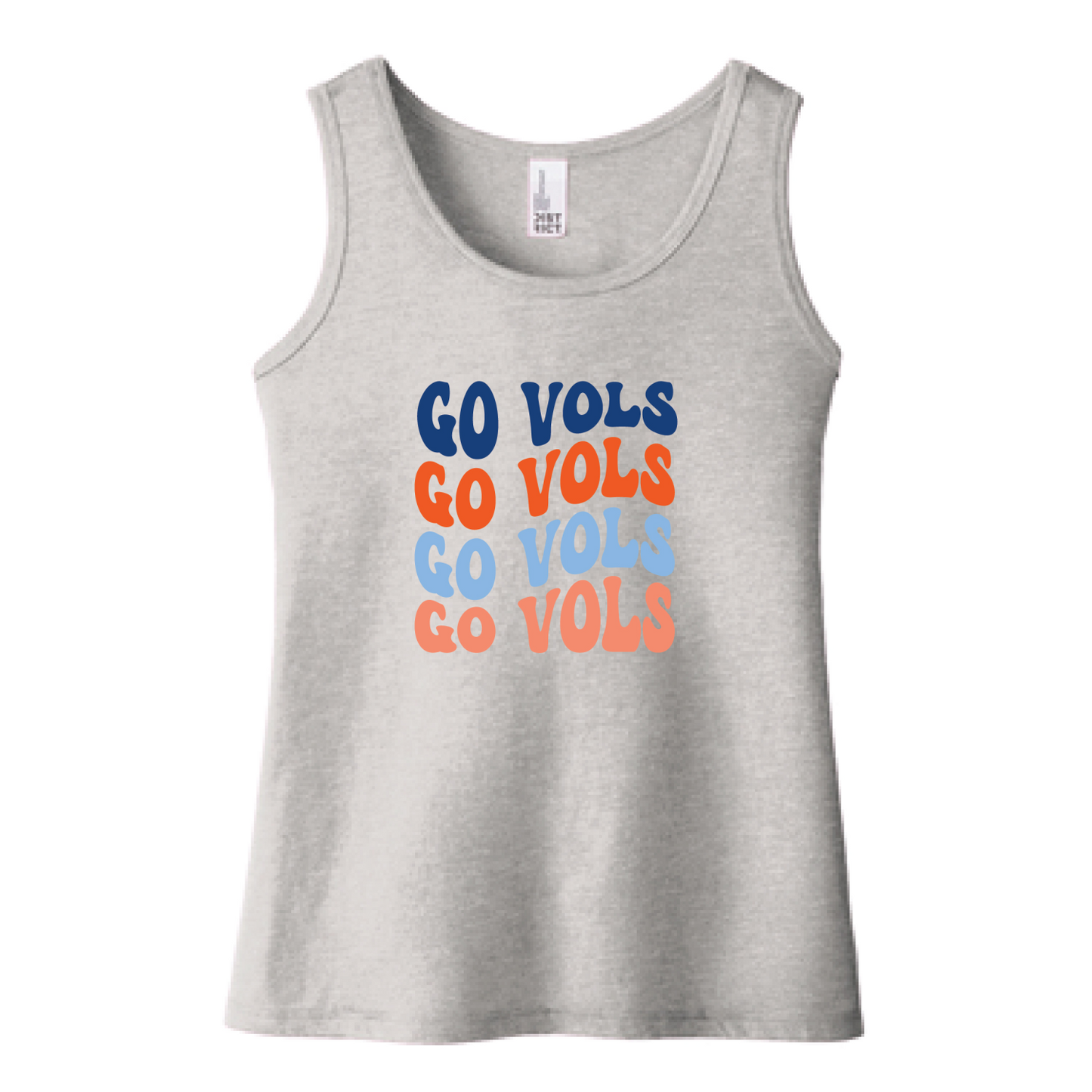 YOUTH Girls "Go Vols" Repeated Retro Tank