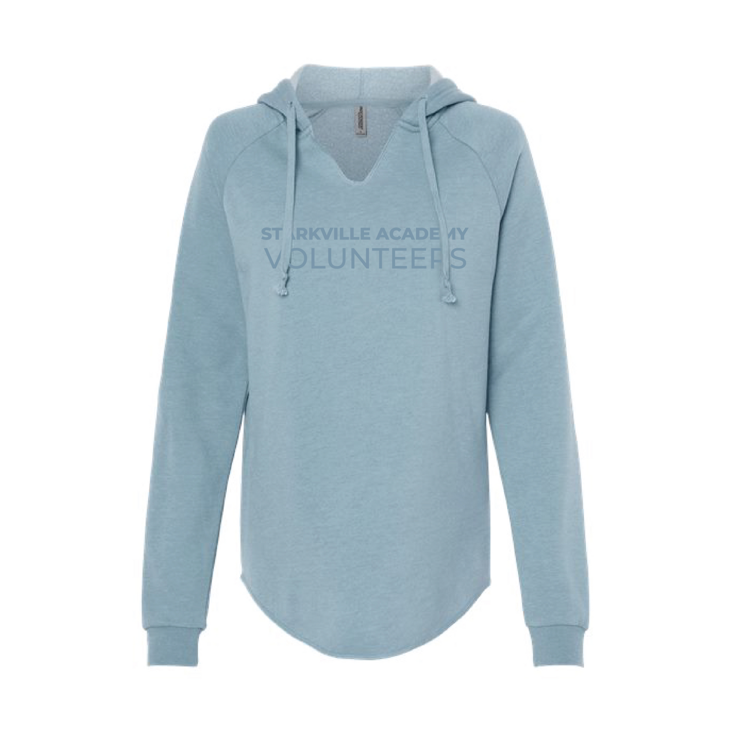 ADULT Ladies California Wave Wash Hooded Sweatshirt