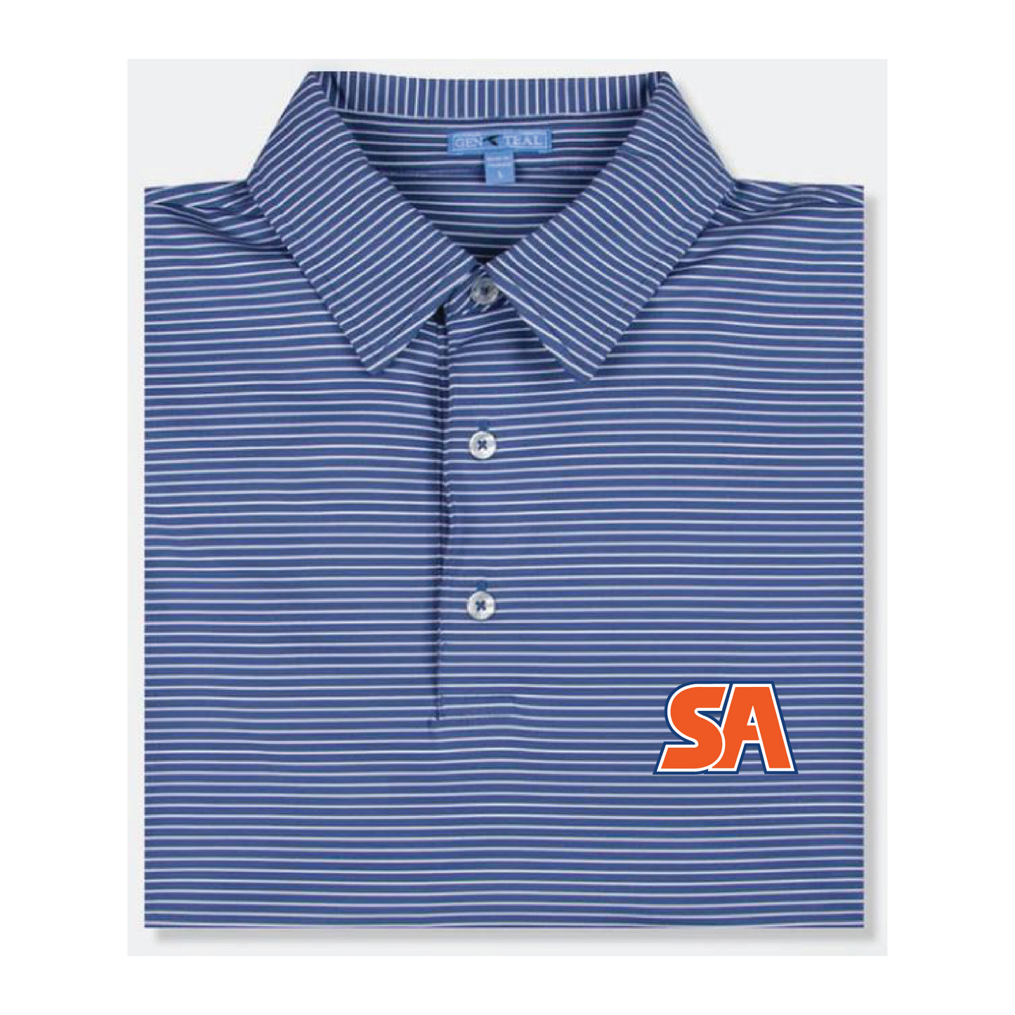 Men's GenTeal Driver Stripe Performance Polo