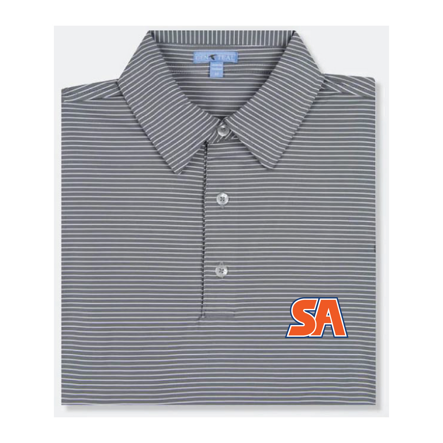 Men's GenTeal Driver Stripe Performance Polo