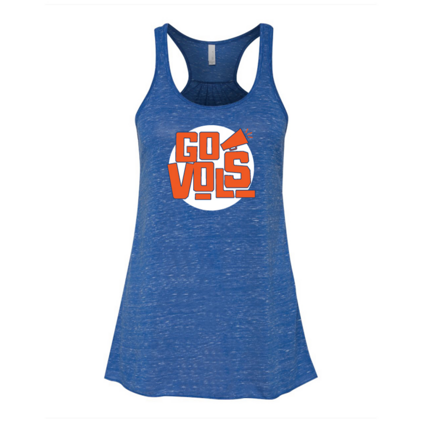 Ladies Go Vols Bella + Canvas Flowy Racerback Tank