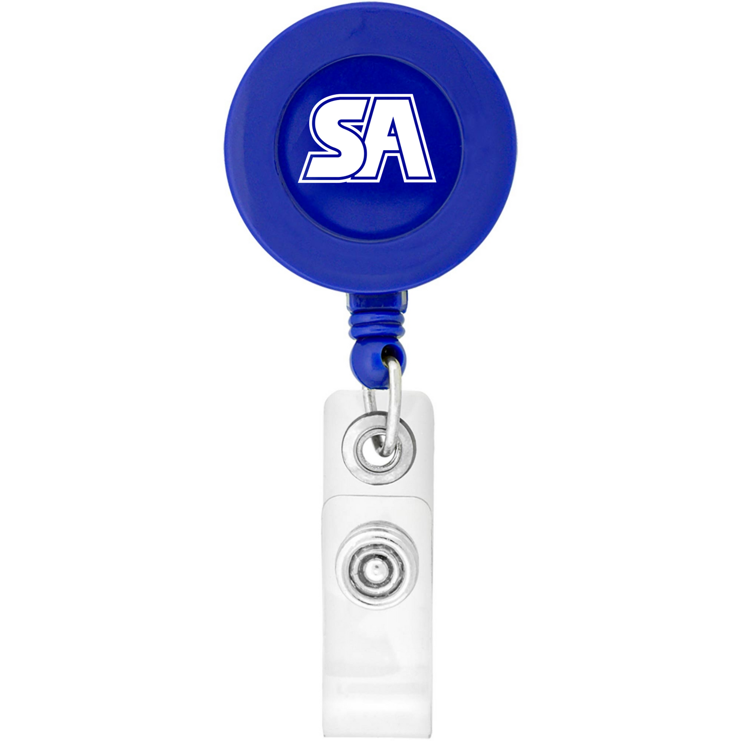 Round Retractable Badge Holder