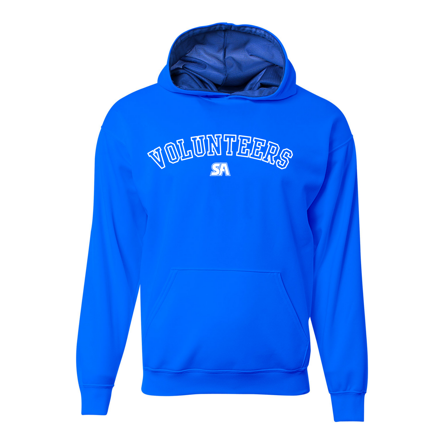 YOUTH Royal Sport-Tek Sport-Wick Fleece Hooded Pullover Sweatshirt