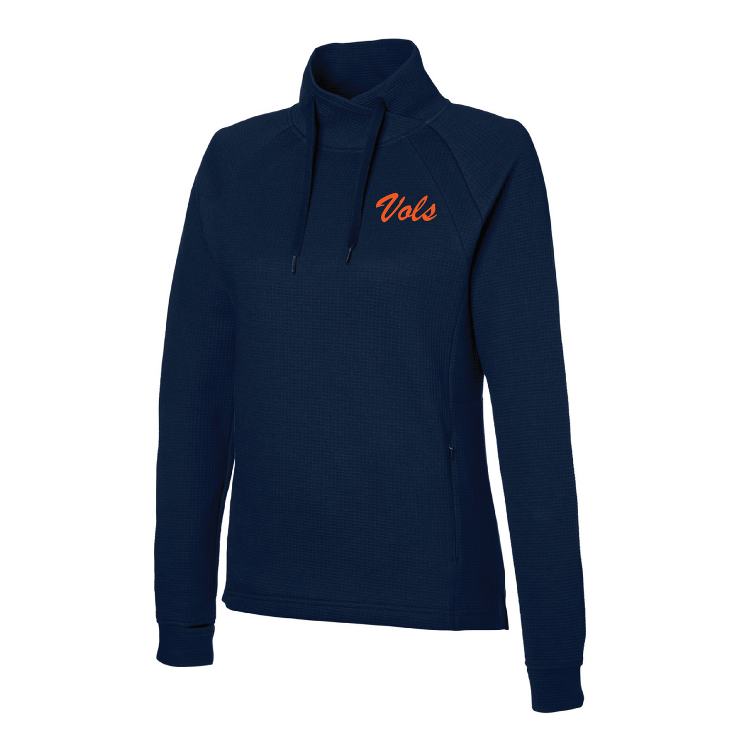 ADULT Ladies North End Rhythm Waffle Pullover Sweatshirt