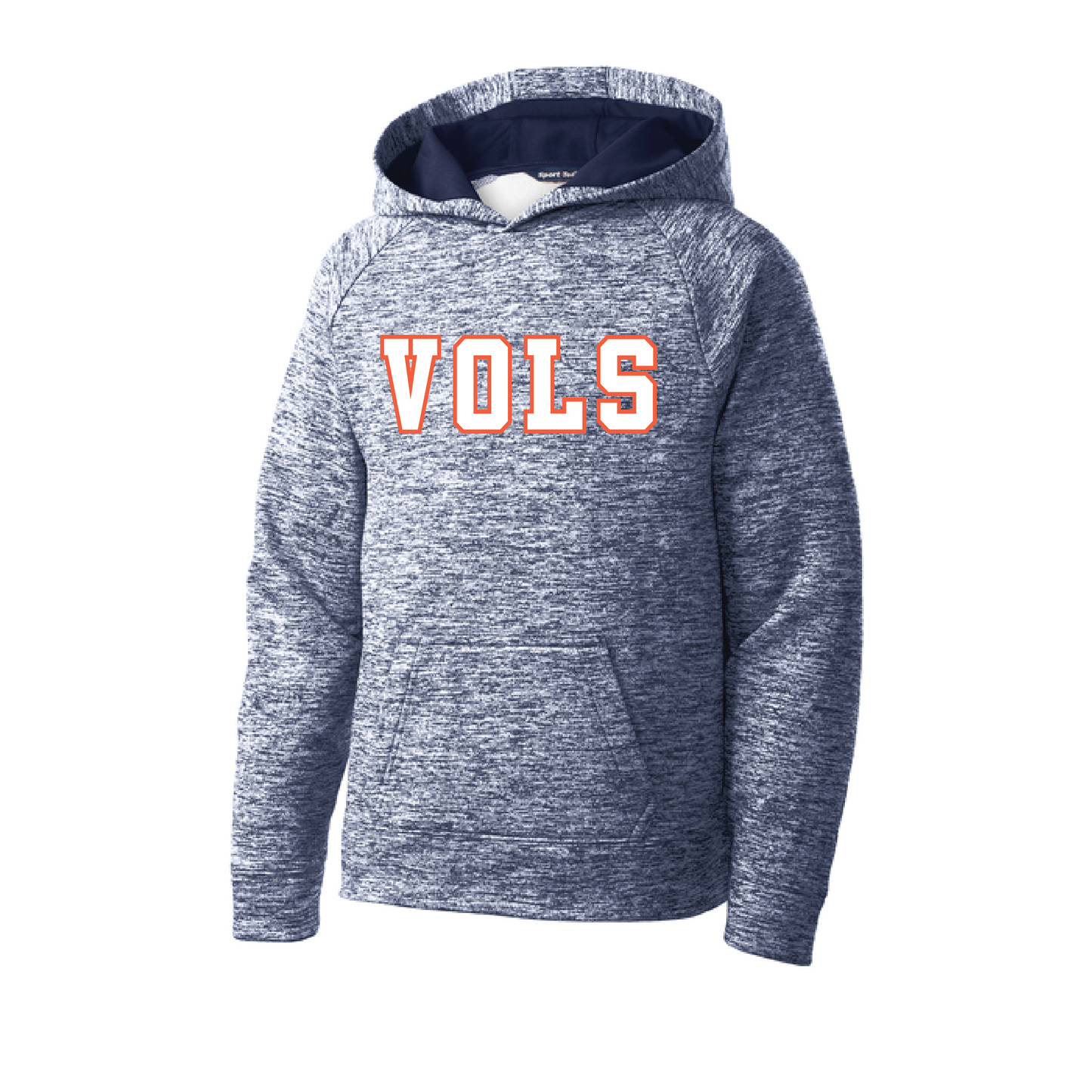 YOUTH Sport-Tek PosiCharge Electric Heather Fleece Hooded Pullover Sweatshirt
