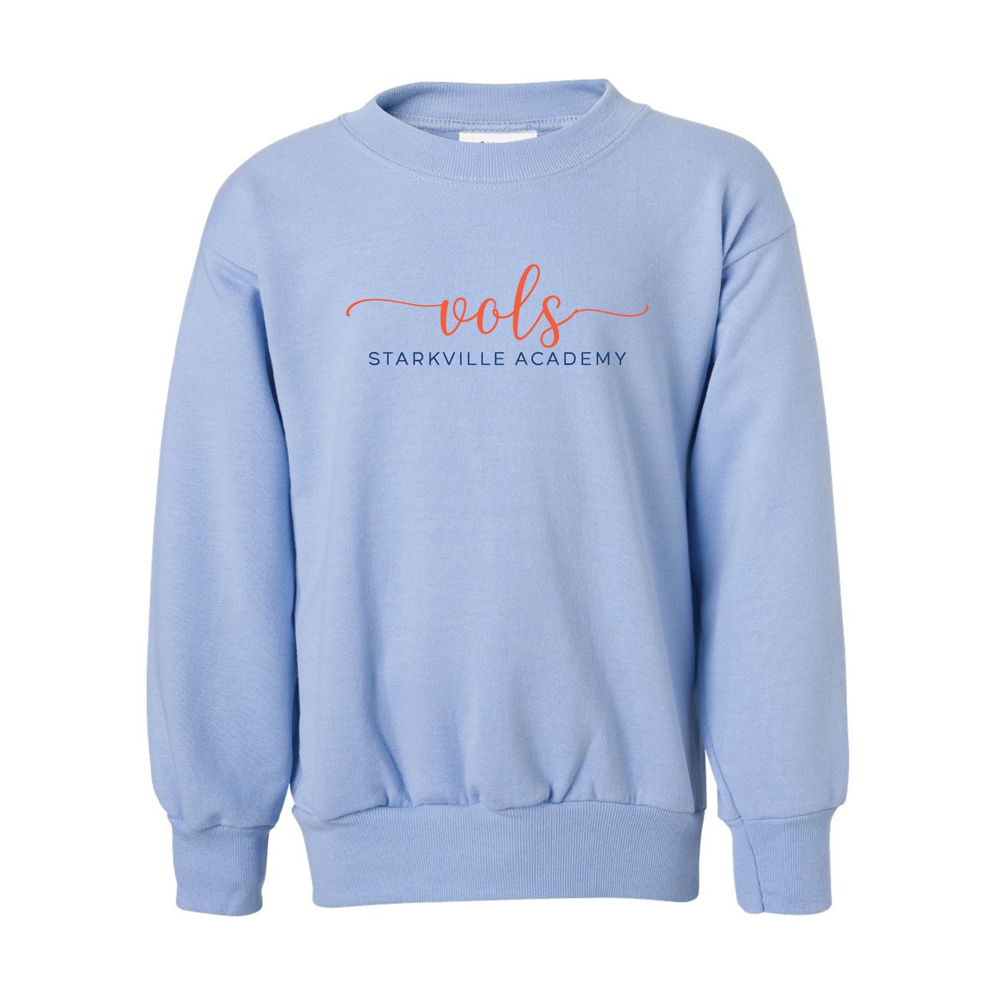 YOUTH Vols Starkville Academy JustHoods AWDis Crewneck Sweatshirt