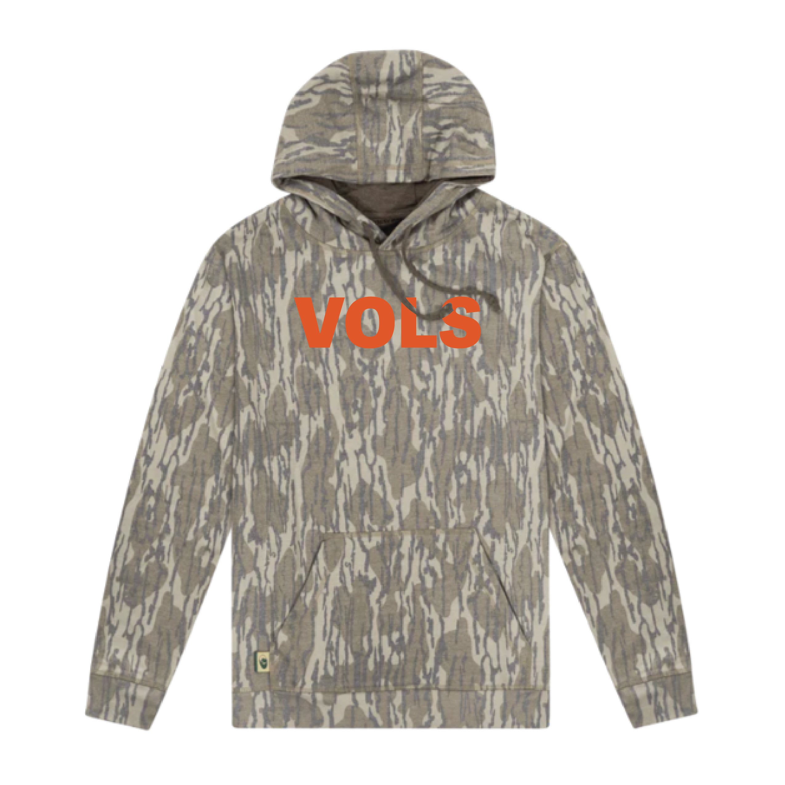 ADULT Mossy Oak Washed Out Bottomland Triblend Hooded Sweatshirt