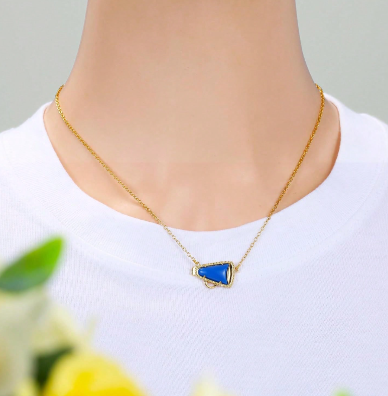 Megaphone Pendant Necklace