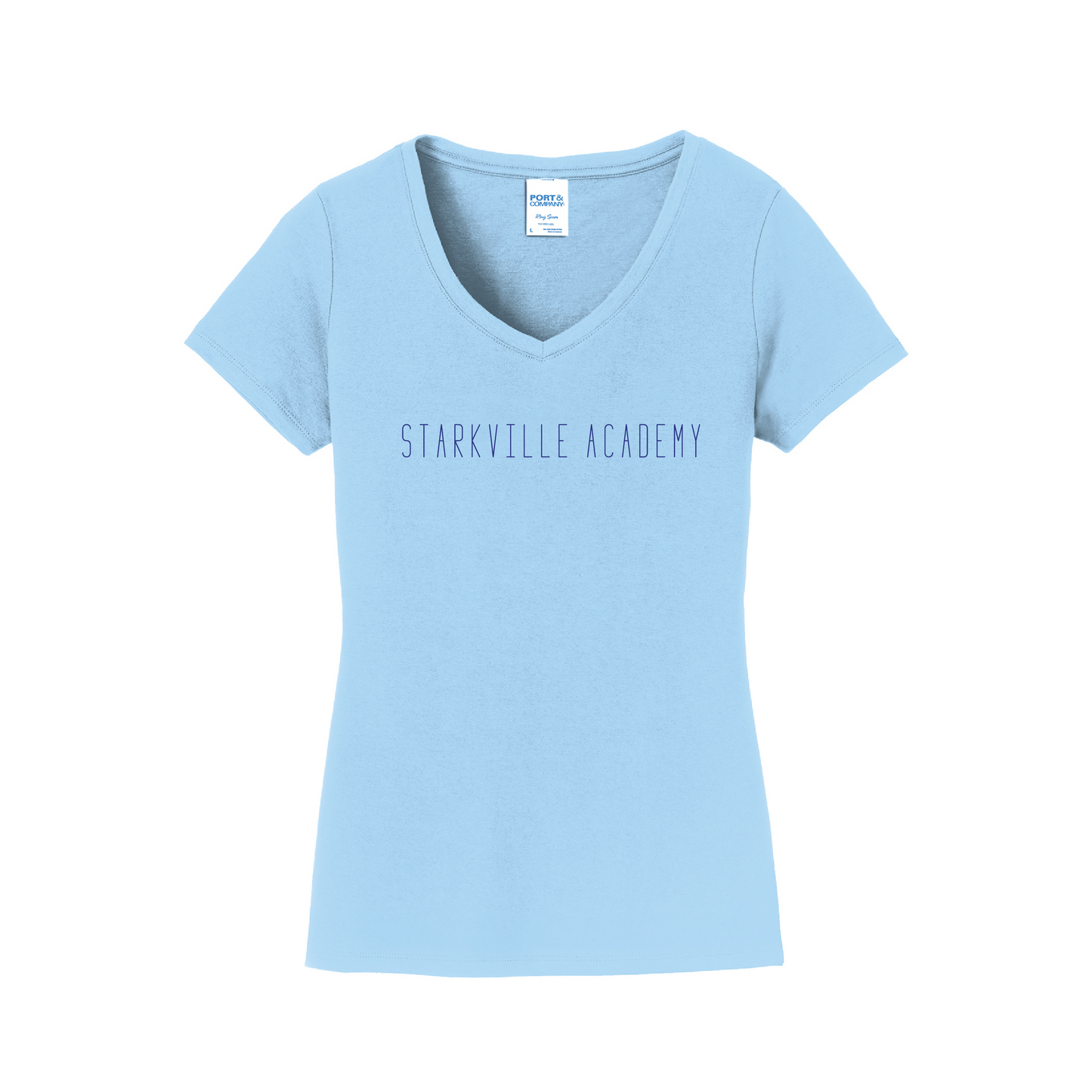 ADULT Ladies Port & Company Fan Favorite V-Neck T-Shirt
