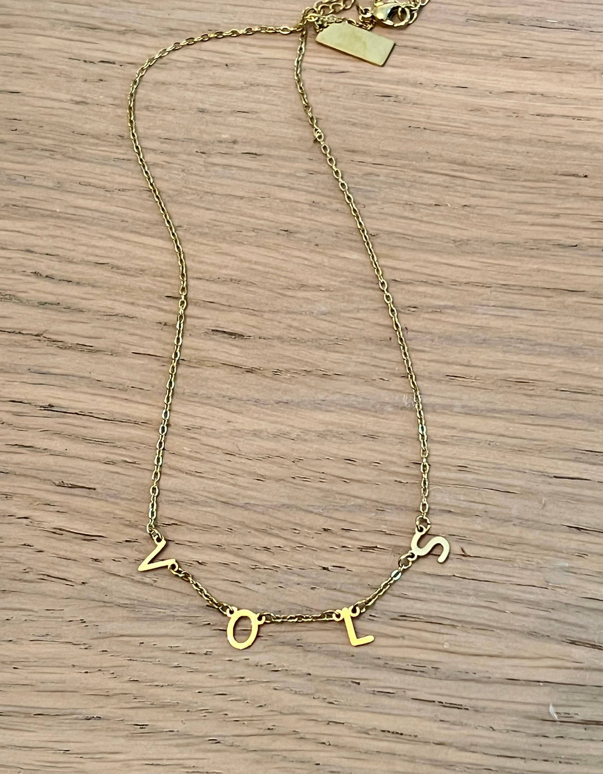 Steele Sloan Designs - VOLS Charm Necklace Gold VOLS Dangle Layer Necklace 