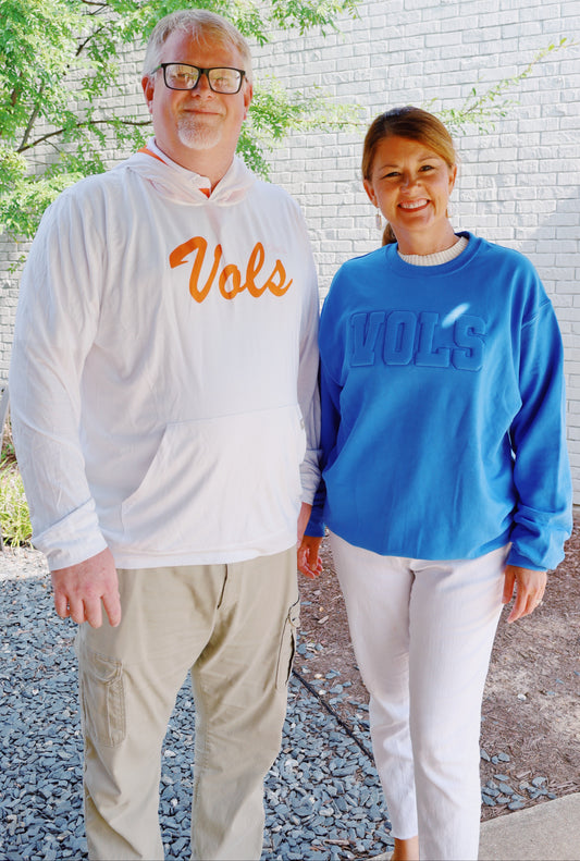 Embossed Embroidered Sweatshirt