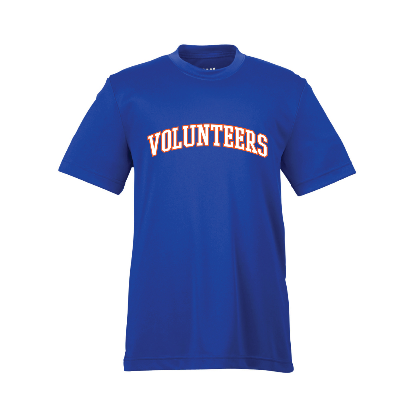 ADULT Volunteers Arched Block Dri-Fit T-Shirt