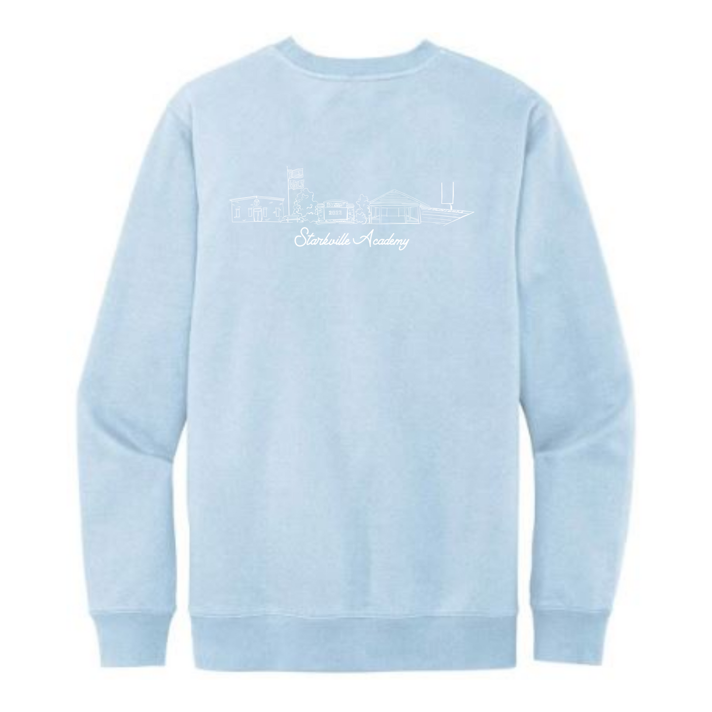 ADULT School Sketch Sweatshirt – Starkville Academy Volunteer Store