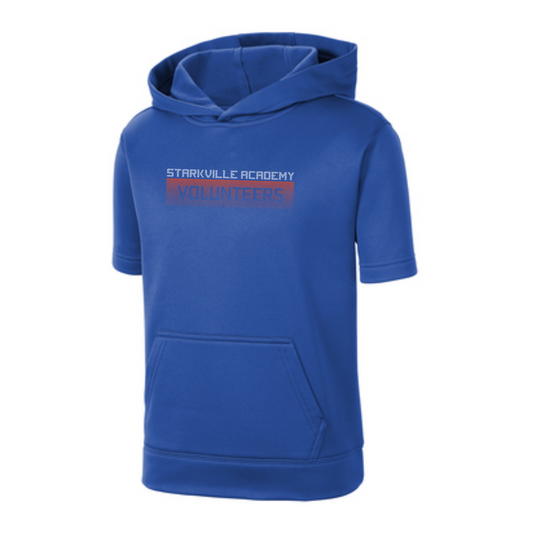 YOUTH Sport-Wick Fleece Short Sleeve Hooded Sweatshirt