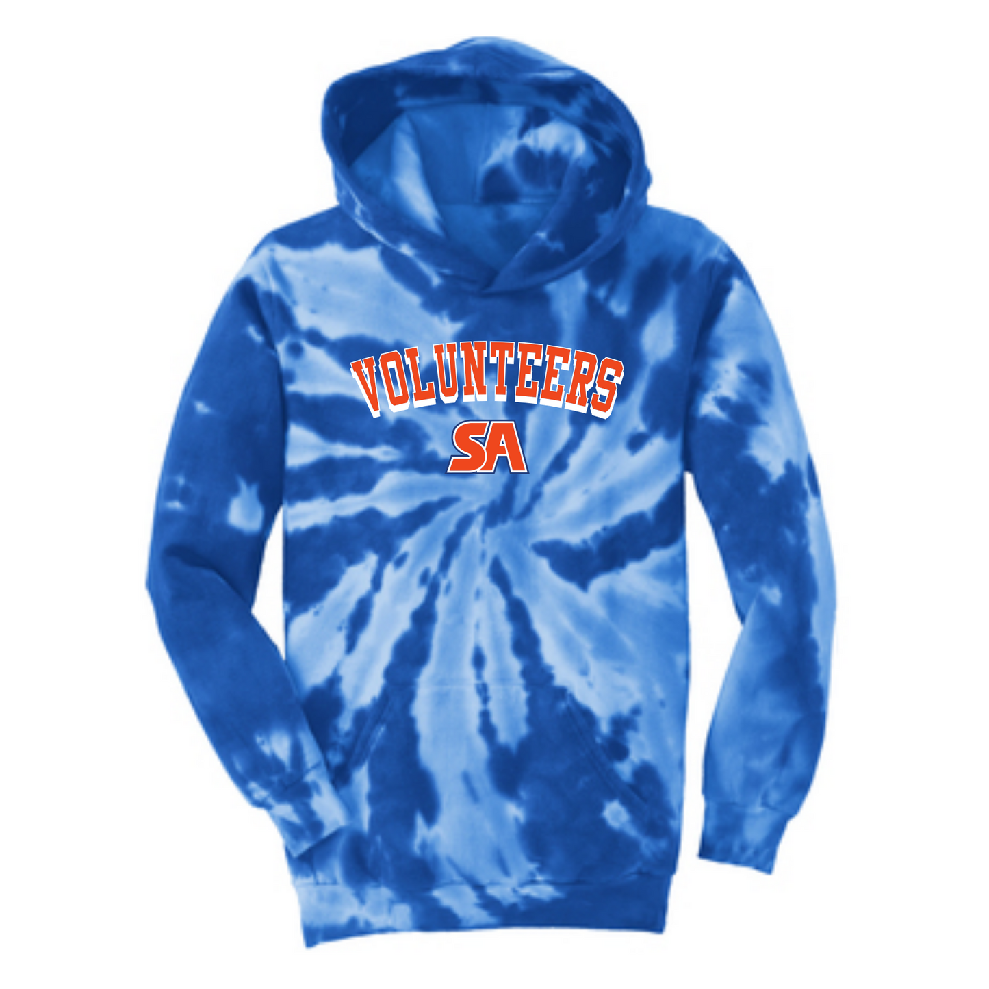 YOUTH Tie Dye Pullover Hooded Sweatshirt