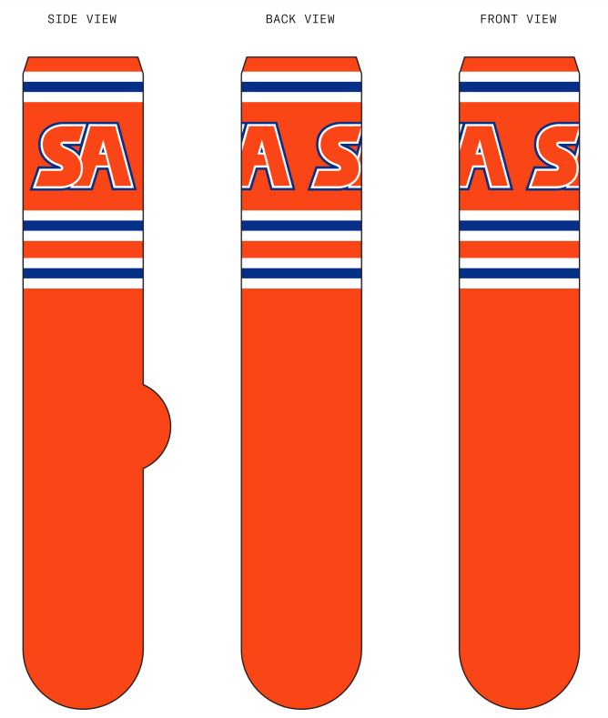 YOUTH Striped Custom Crew Socks