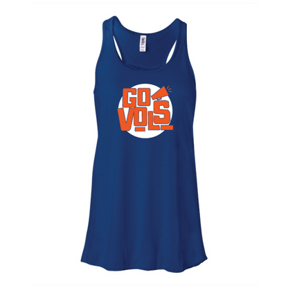 Ladies Go Vols Bella + Canvas Flowy Racerback Tank