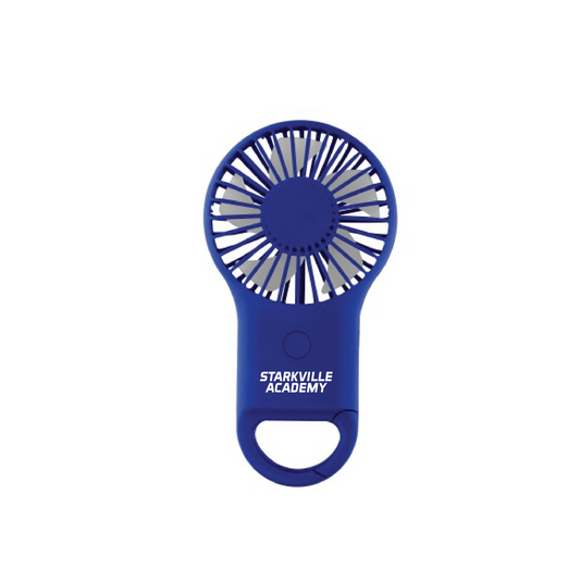 Rechargeable Handheld Fan with Carabiner