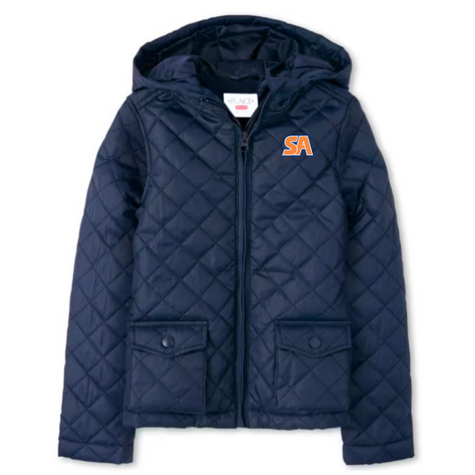 YOUTH Girls Quilted Puffer Jacket