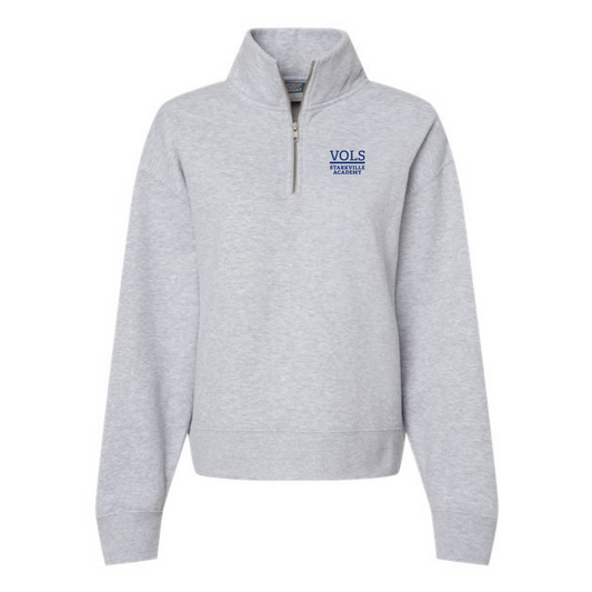 Ladies' Sueded Fleece Quarter-Zip Sweatshirt