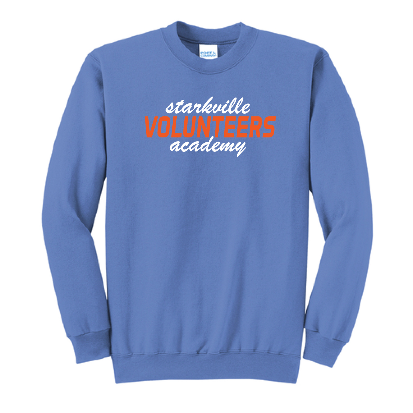 ADULT Puff Embroidered Core Fleece Crewneck Sweatshirt