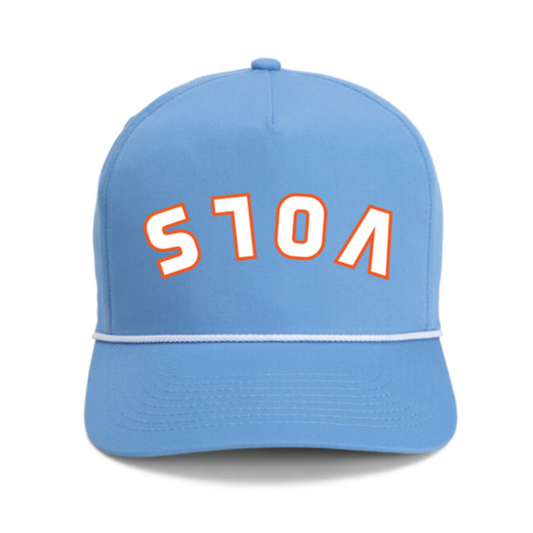 The Barnes Cotton Rope Hat With Upside Down Logo