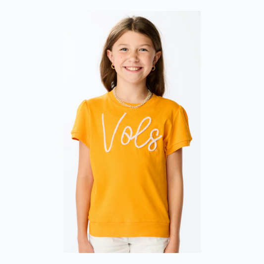 YOUTH Girls Vols Glitter Script T-Shirt