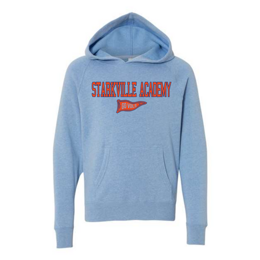 YOUTH Independent Trading Co. Lightweight Raglan Hooded Sweatshirt