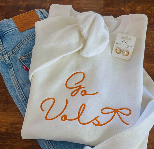 YOUTH Go Vols Embroidered Sweatshirt