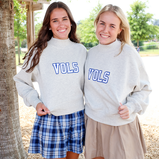 Parke Inspired Mock Neck Sweatshirt
