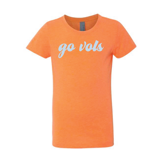 YOUTH Girls' Go Vols Script T-Shirt